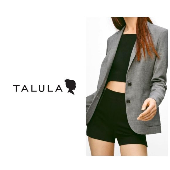 Aritzia Jackets & Blazers - ARITZIA TALULA 100% Wool Light Grey Classic Blazer